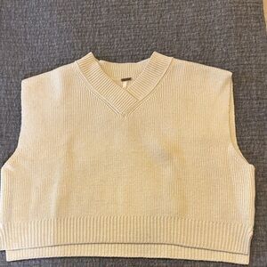 Free People Cropped Easy Street Vest